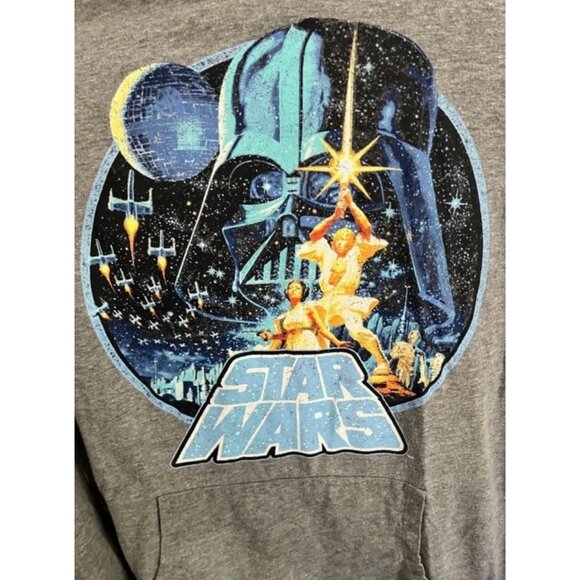 FIFTH SUN Star Wars: A New Hope Lightweight Pullover Hoodie Size M - Picture 3 of 4